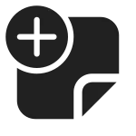 Note Add SVG Icon